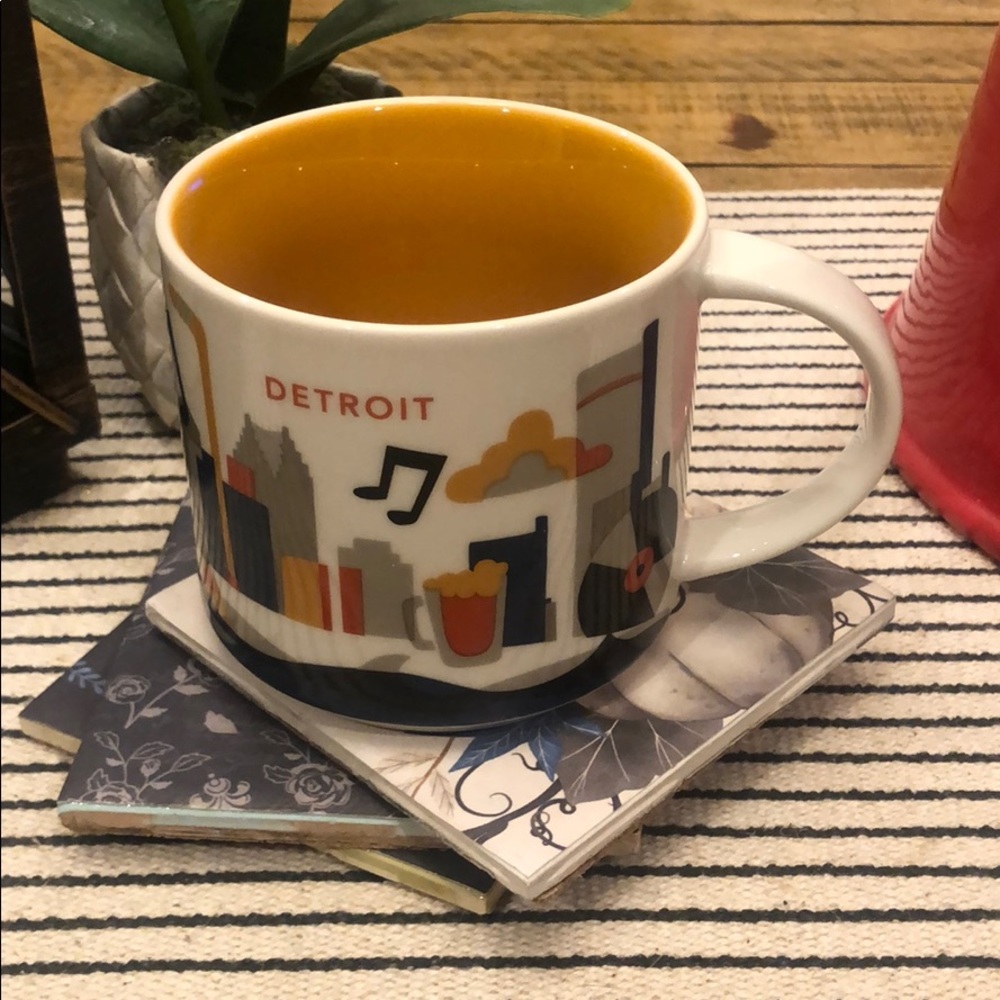 Starbucks You Are Here Detroit collectors mug